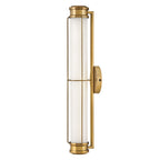 HK-SAYLOR-LED-M-HB Saylor Medium LED  Bathroom Wall Light  Heritage Brass