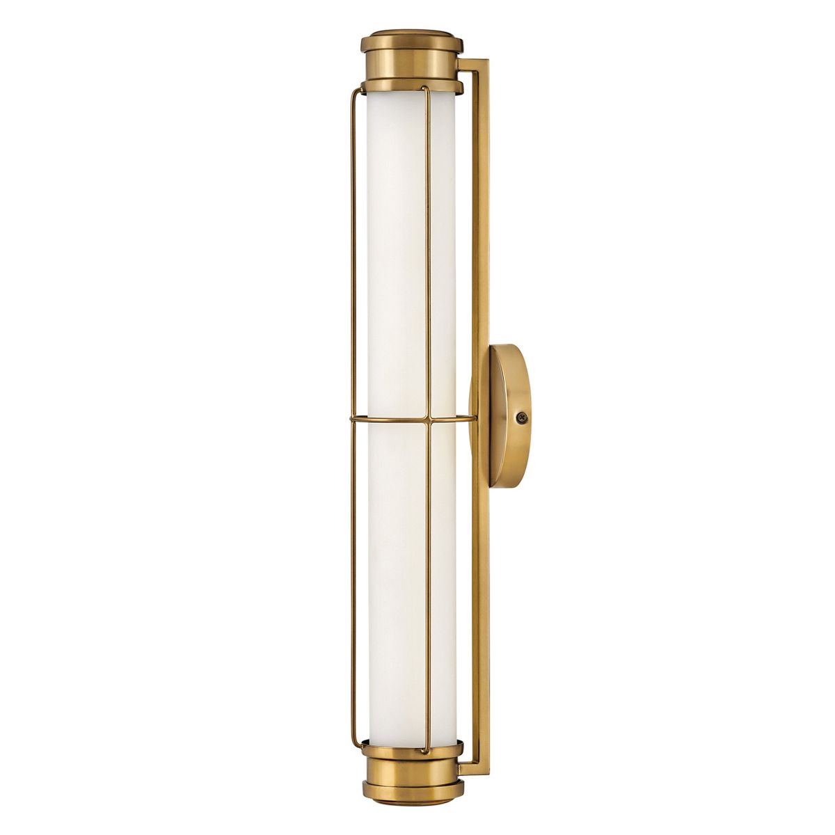 HK-SAYLOR-LED-M-HB Saylor Medium LED  Bathroom Wall Light  Heritage Brass