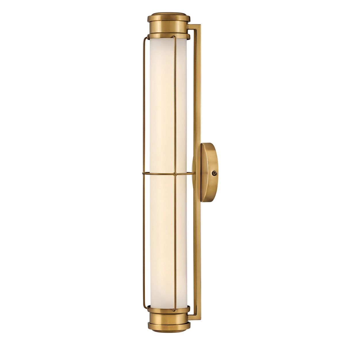 HK-SAYLOR-LED-M-HB Saylor Medium LED  Bathroom Wall Light  Heritage Brass