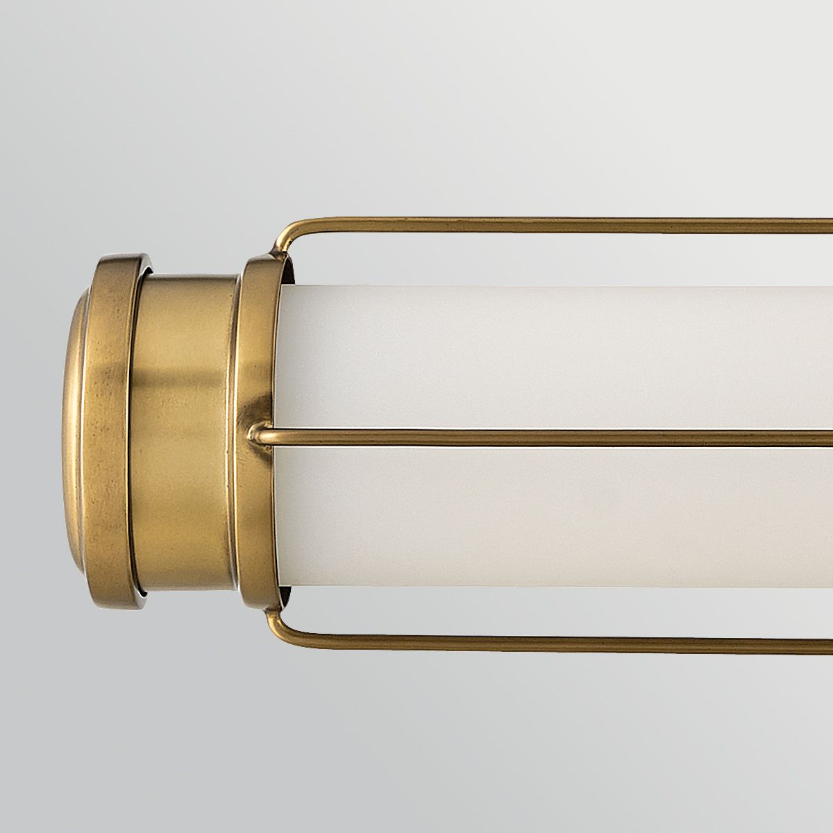 HK-SAYLOR-LED-M-HB Saylor Medium LED  Bathroom Wall Light  Heritage Brass