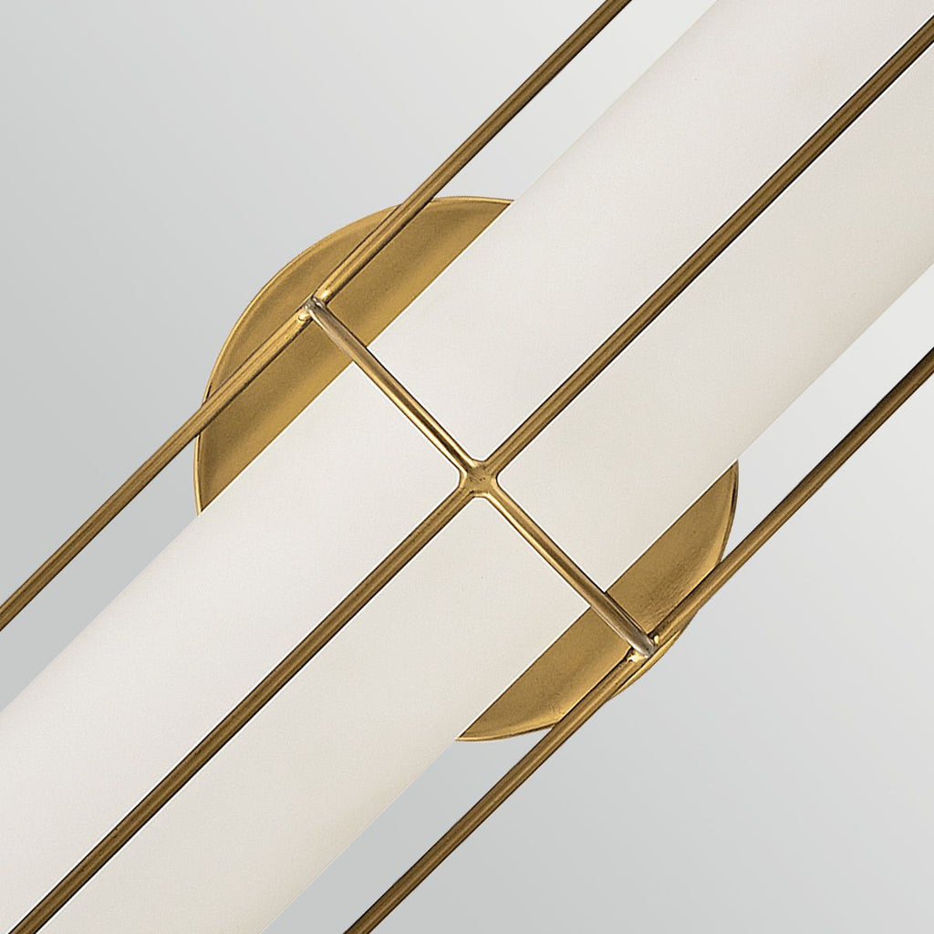 HK-SAYLOR-LED-M-HB Saylor Medium LED  Bathroom Wall Light  Heritage Brass