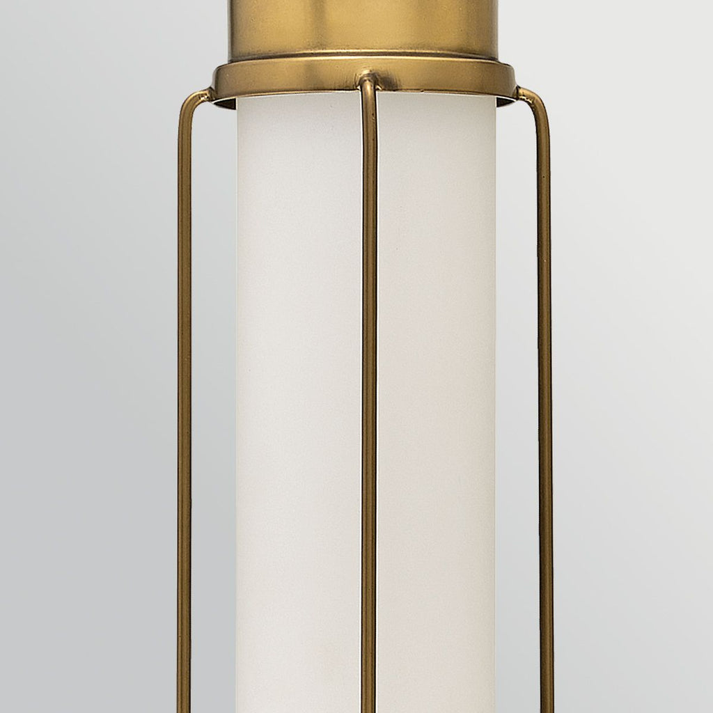HK-SAYLOR-LED-M-HB Saylor Medium LED  Bathroom Wall Light  Heritage Brass