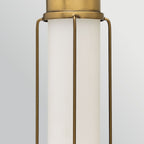 HK-SAYLOR-LED-M-HB Saylor Medium LED  Bathroom Wall Light  Heritage Brass