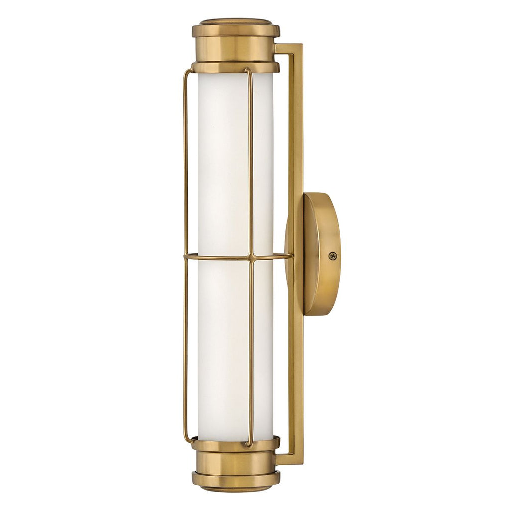 HK-SAYLOR-LED-S-HB Saylor Small LED  Bathroom Wall Light  Heritage Brass