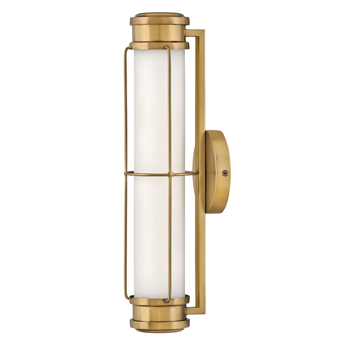 HK-SAYLOR-LED-S-HB Saylor Small LED  Bathroom Wall Light  Heritage Brass