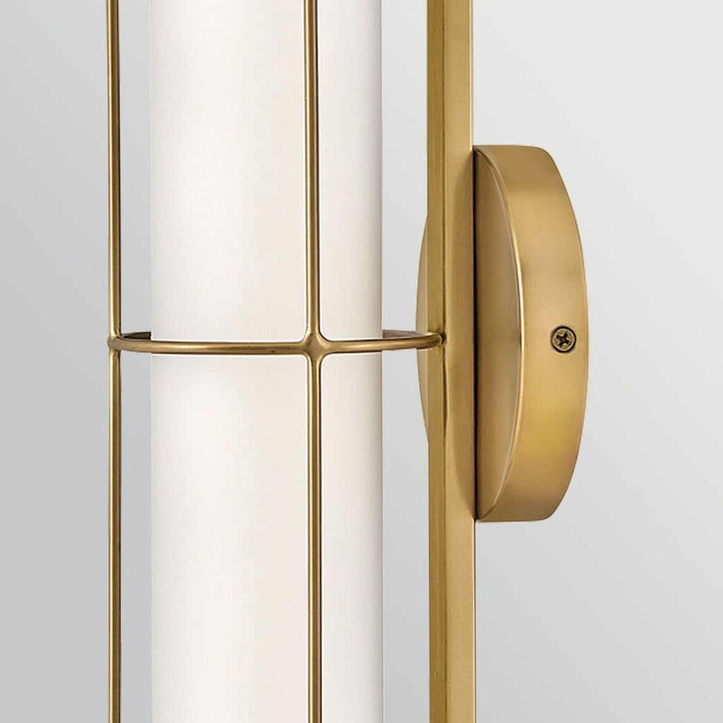 HK-SAYLOR-LED-S-HB Saylor Small LED  Bathroom Wall Light  Heritage Brass
