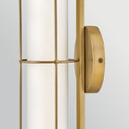 HK-SAYLOR-LED-S-HB Saylor Small LED  Bathroom Wall Light  Heritage Brass