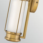 HK-SAYLOR-LED-S-HB Saylor Small LED  Bathroom Wall Light  Heritage Brass