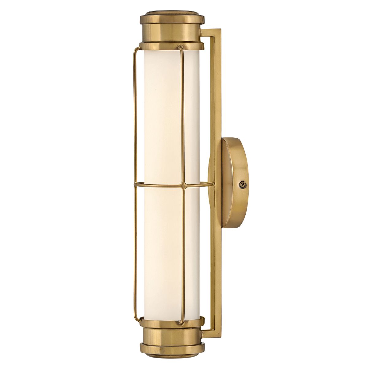 HK-SAYLOR-LED-S-HB Saylor Small LED  Bathroom Wall Light  Heritage Brass
