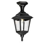 KERRY-PED-POR Kerry 1 Light Outdoor  Pedestal/Porch Black