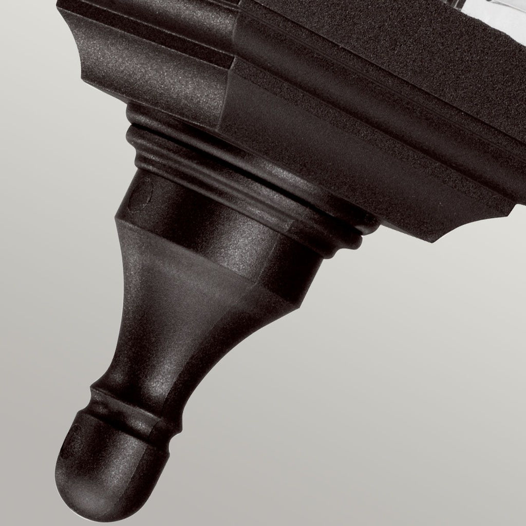 KERRY-PED-POR Kerry 1 Light Outdoor  Pedestal/Porch Black