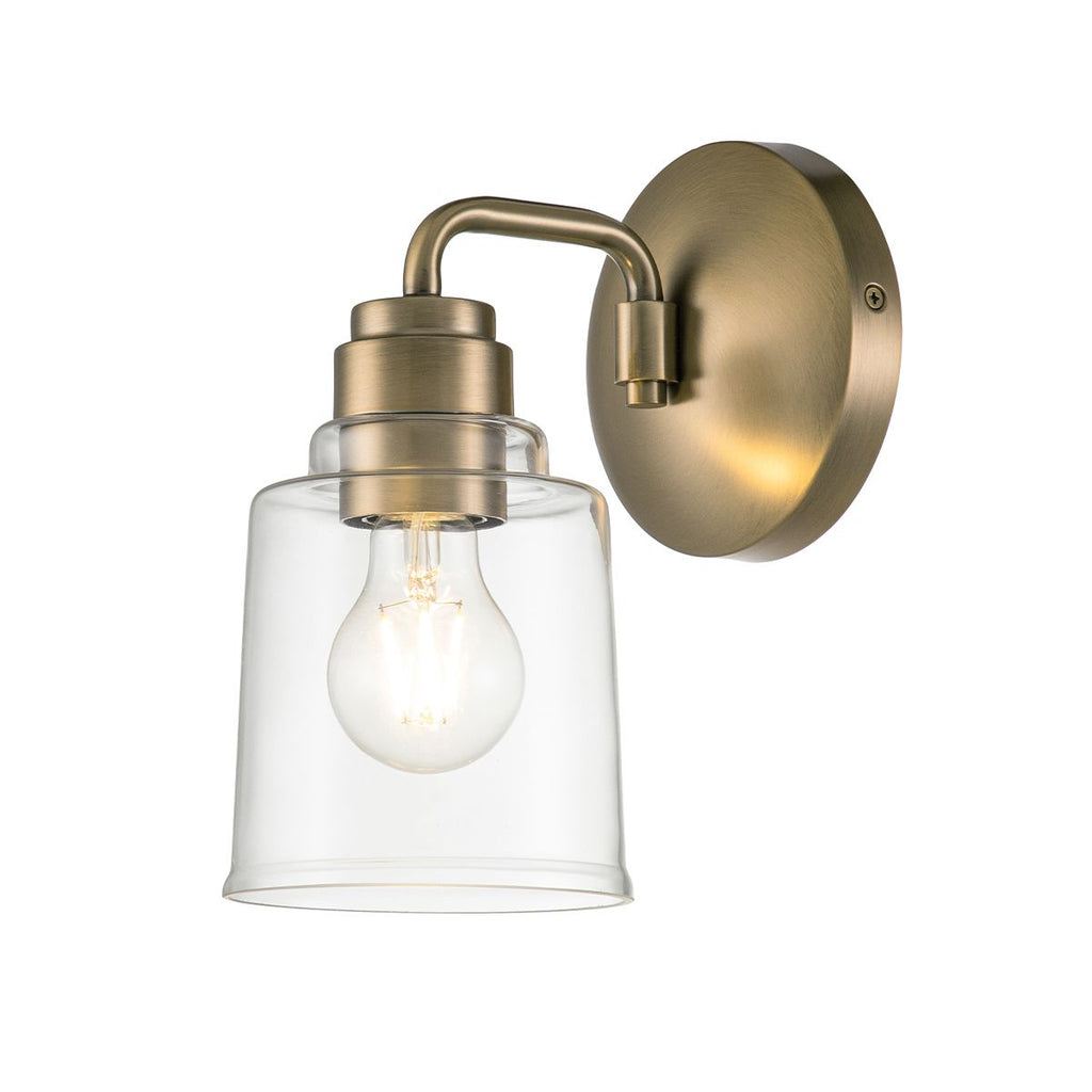 KL-AIVIAN1-WBR Aivian 1 Light Wall Light Weathered Brass