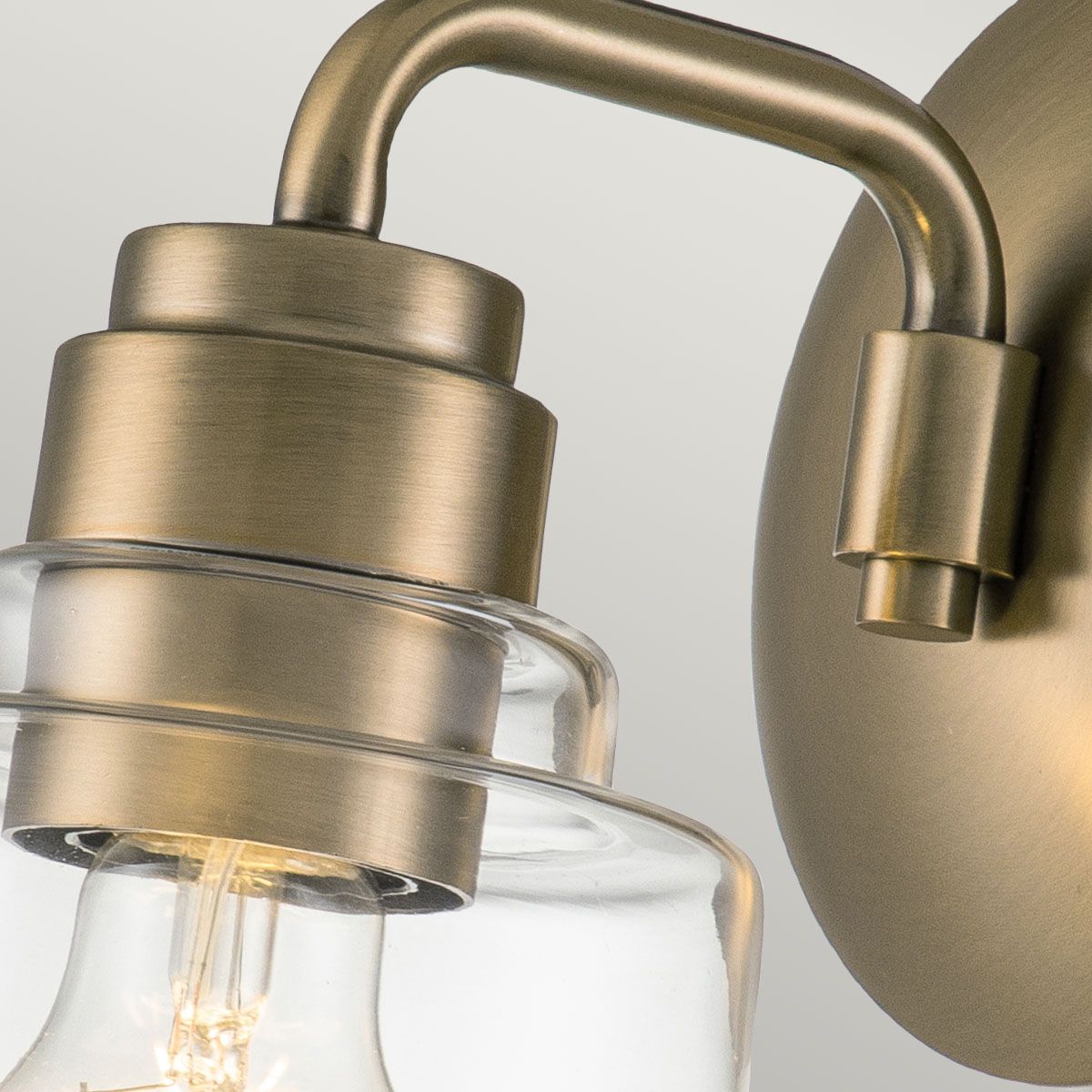 KL-AIVIAN1-WBR Aivian 1 Light Wall Light Weathered Brass