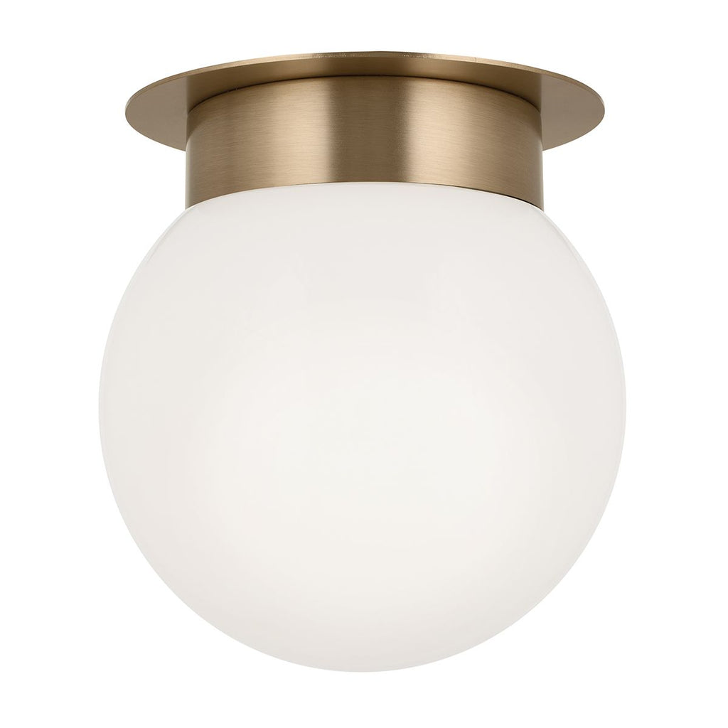 KL-ALBERS-F-G-CPZ Albers Flush 1 lt Ceiling Light Champagne Bronze