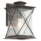 KL-ARGYLE2-M Argyle 1 Light Medium Outdoor Wall Light  Weathered Zinc