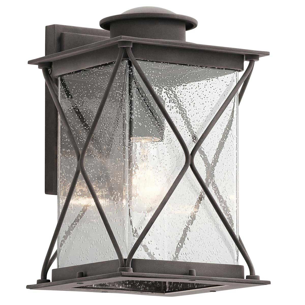 KL-ARGYLE2-M Argyle 1 Light Medium Outdoor Wall Light  Weathered Zinc