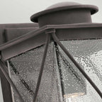 KL-ARGYLE2-M Argyle 1 Light Medium Outdoor Wall Light  Weathered Zinc
