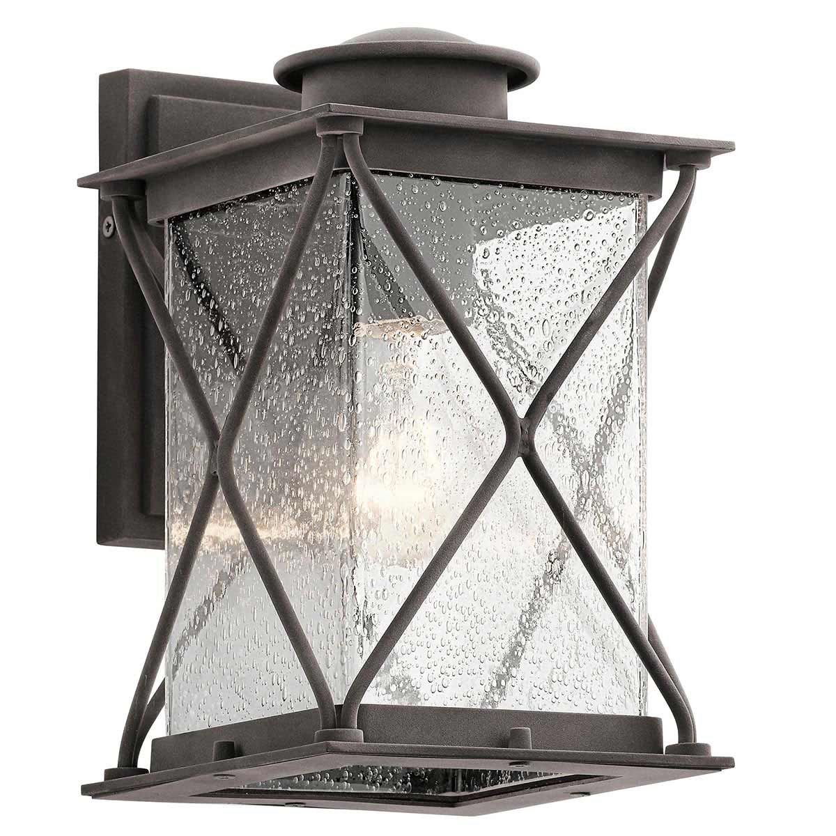 KL-ARGYLE2-S Argyle 1 Light Small Outdoor Wall Light Weathered Zinc