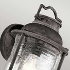 KL-ASHLANDBAY2-L Ashland Bay 1 Light Large  Outdoor Wall Lantern Weathered Zinc
