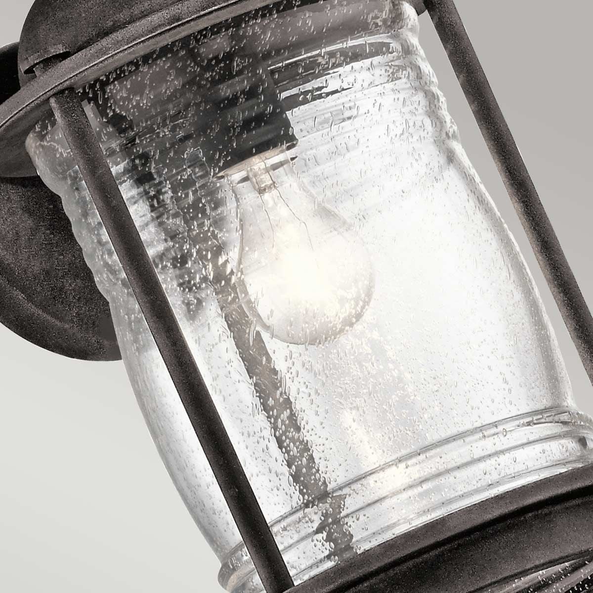 KL-ASHLANDBAY2-L Ashland Bay 1 Light Large  Outdoor Wall Lantern Weathered Zinc