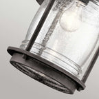 KL-ASHLANDBAY2-L Ashland Bay 1 Light Large  Outdoor Wall Lantern Weathered Zinc