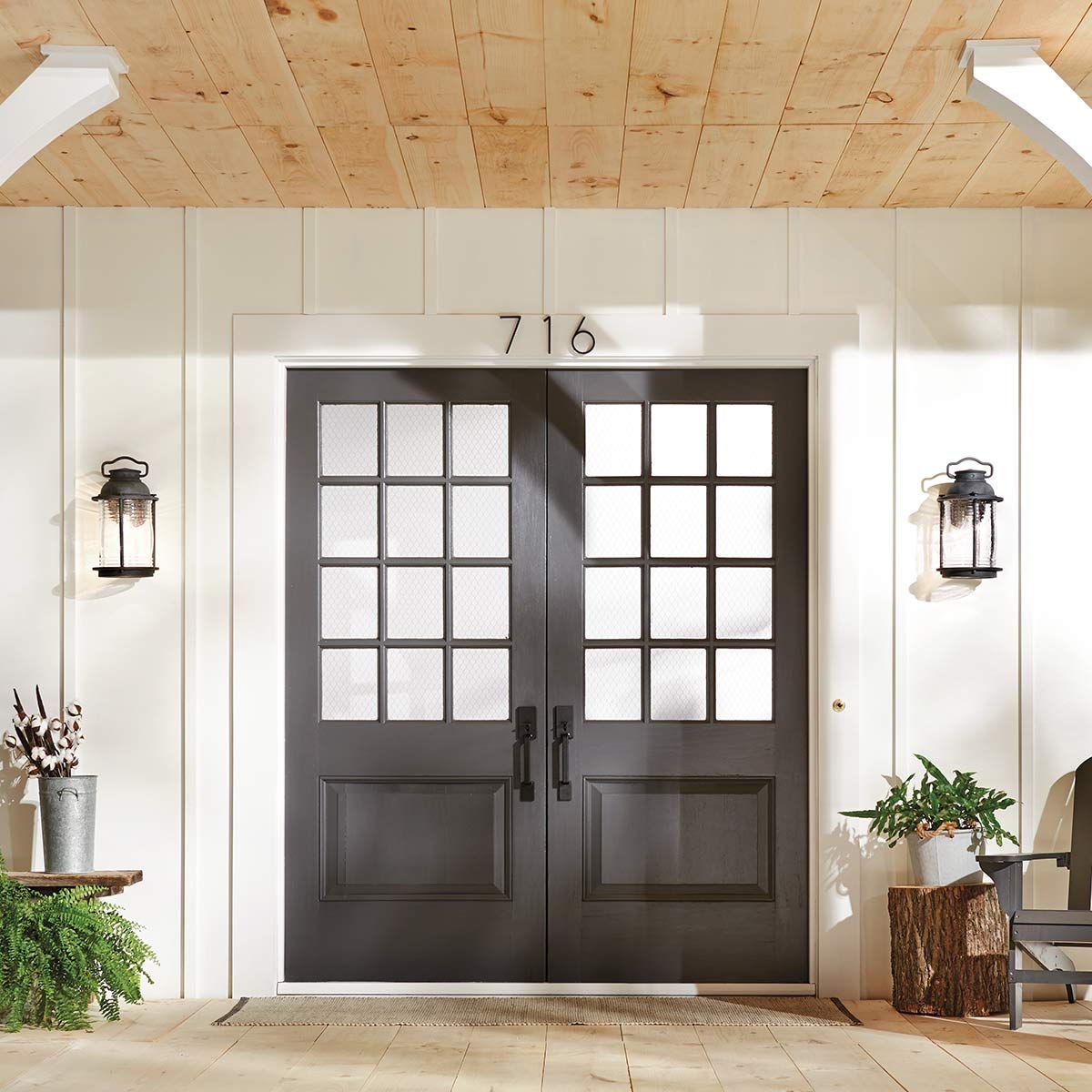 KL-ASHLANDBAY2-L Ashland Bay 1 Light Large  Outdoor Wall Lantern Weathered Zinc