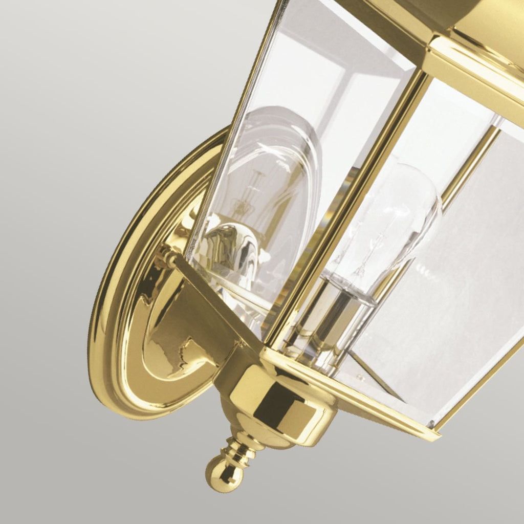 KL-BAY-SHORE1-M Bay Shore 1 Light Medium Outdoor Wall Light  Polished Brass