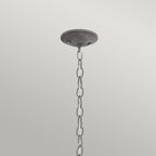 KL-BRIDGEPOINT8S Bridge Point 1 Light Small  Outdoor Chain Lantern Weathered Zinc