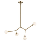 KL-CASSIUS-4P-CPZ Cassius 4 Light Pendant Champagne Bronze