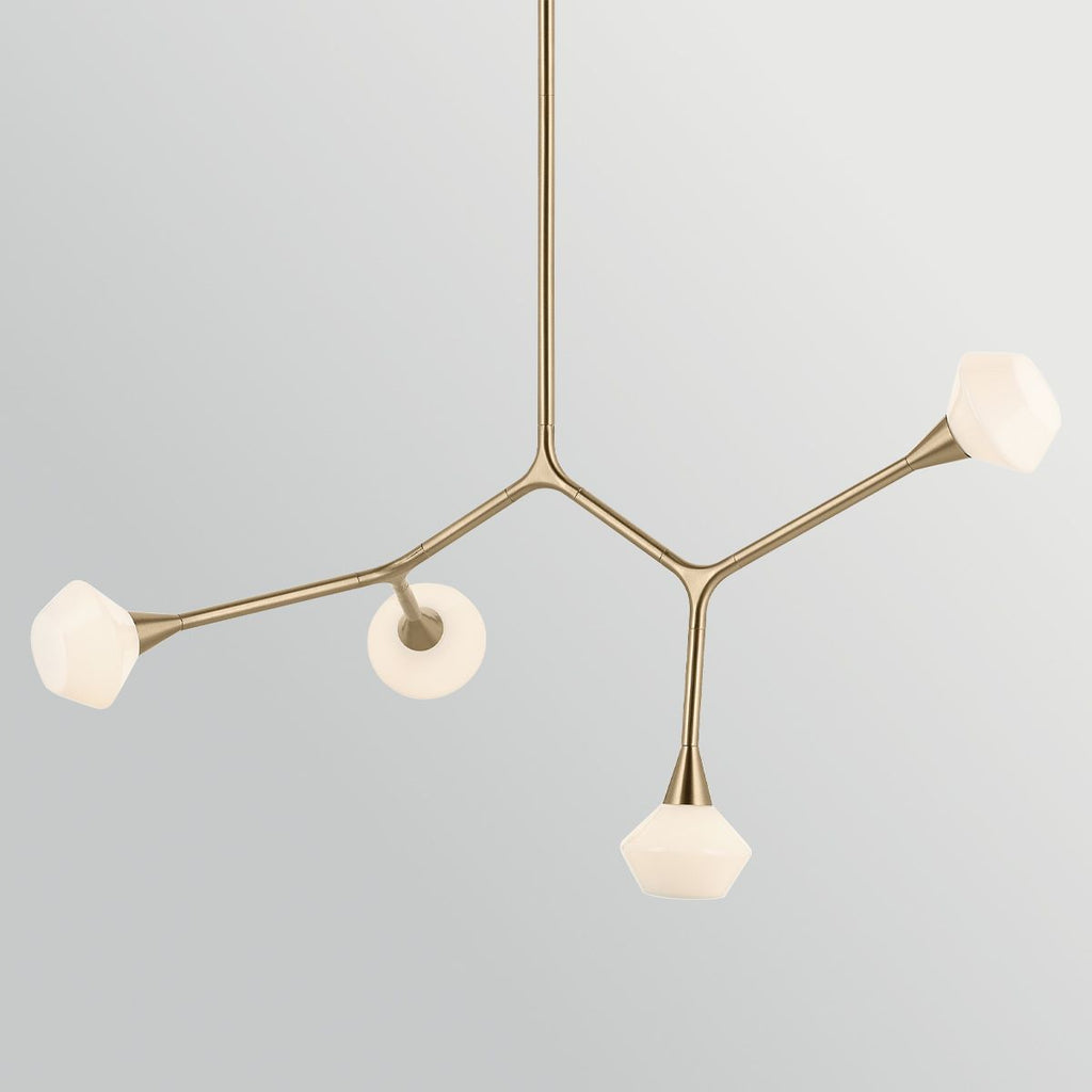 KL-CASSIUS-4P-CPZ Cassius 4 Light Pendant Champagne Bronze