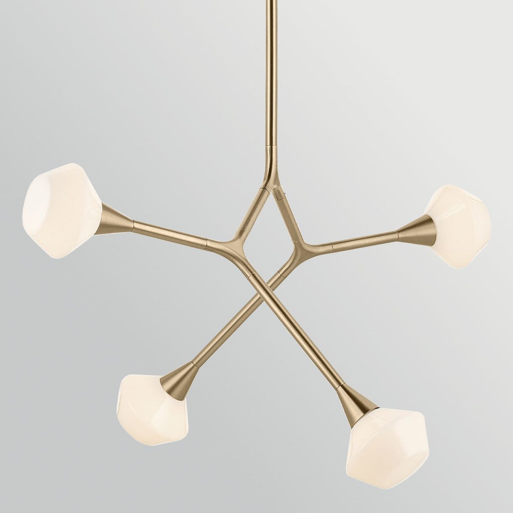KL-CASSIUS-4P-CPZ Cassius 4 Light Pendant Champagne Bronze