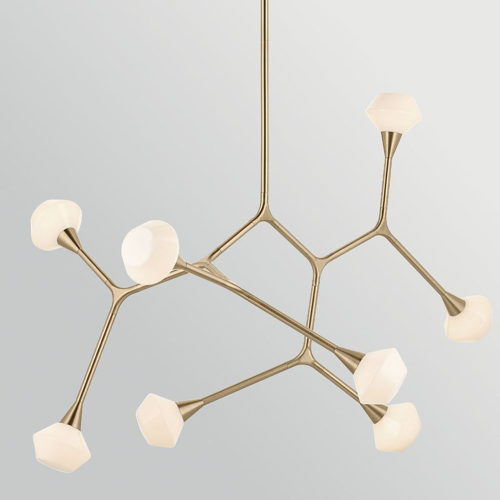 KL-CASSIUS-8P-CPZ Cassius 8 Light Pendant Champagne Bronze