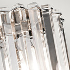 KL-CRYSTAL-SKYE2 Crystal Skye 2 Light Bathroom  Wall Light Chrome
