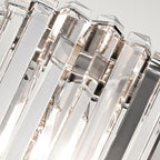 KL-CRYSTAL-SKYE2 Crystal Skye 2 Light Bathroom  Wall Light Chrome