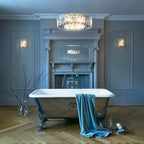KL-CRYSTAL-SKYE2 Crystal Skye 2 Light Bathroom  Wall Light Chrome