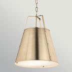 KL-ETCHER-P-L-CPZ Etcher Large Pendant Champagne Bronze