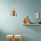 KL-ETCHER-P-L-CPZ Etcher Large Pendant Champagne Bronze