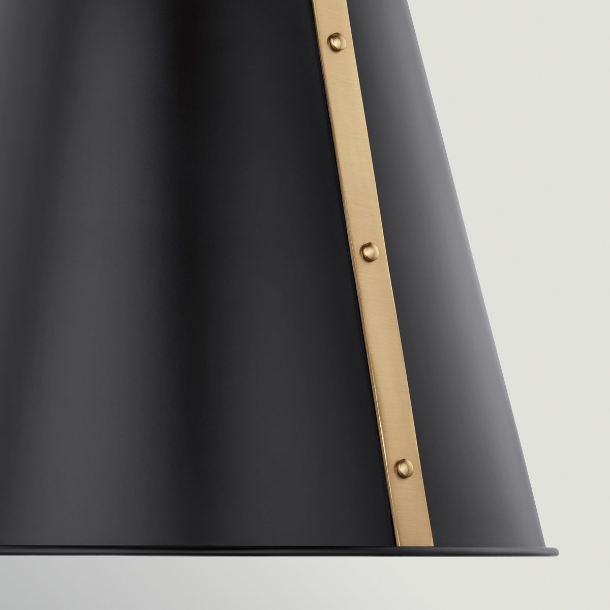 KL-ETCHER-P-M-BKB Etcher Medium Pendant Black & Brass