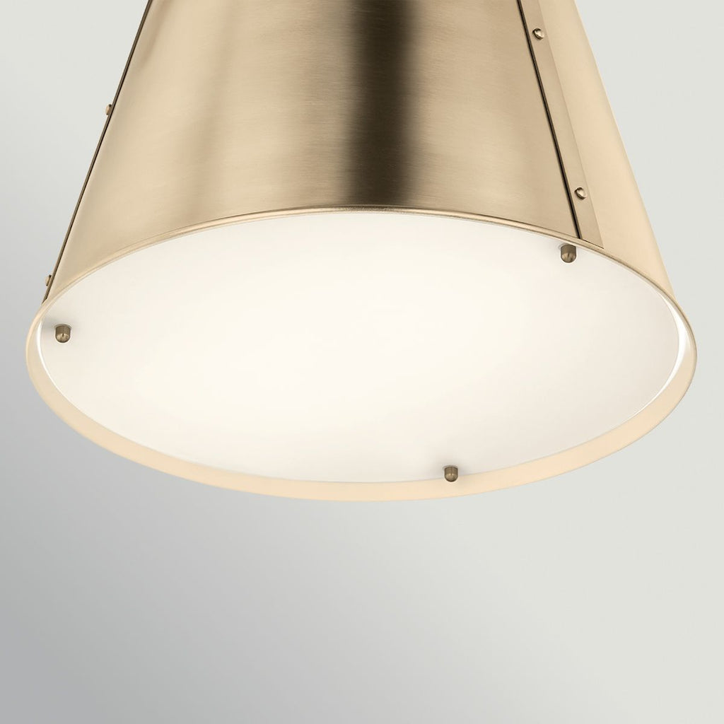 KL-ETCHER-P-M-CPZ Etcher Medium Pendant Champagne Bronze