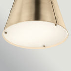 KL-ETCHER-P-M-CPZ Etcher Medium Pendant Champagne Bronze
