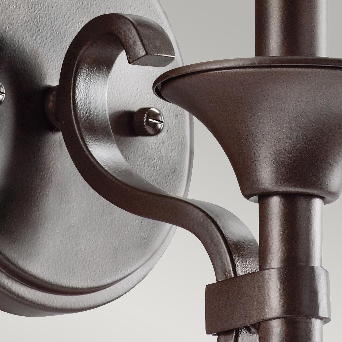 KL-LACEY1-MB Lacey 1 Light Wall Light Mission Bronze