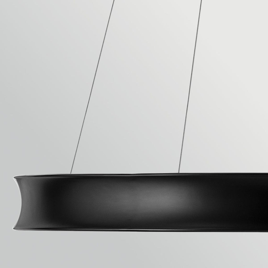 KL-LAROUSSE-LED-L-BKB Larousse - LED Large Pendant Black & Brass