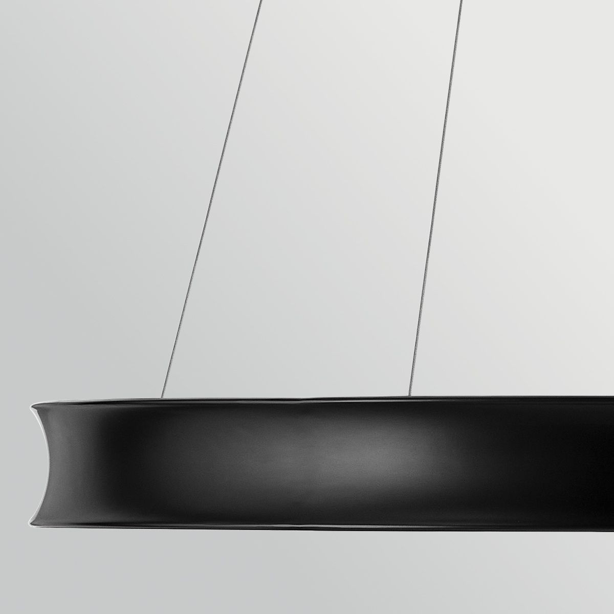 KL-LAROUSSE-LED-L-BKB Larousse - LED Large Pendant Black & Brass