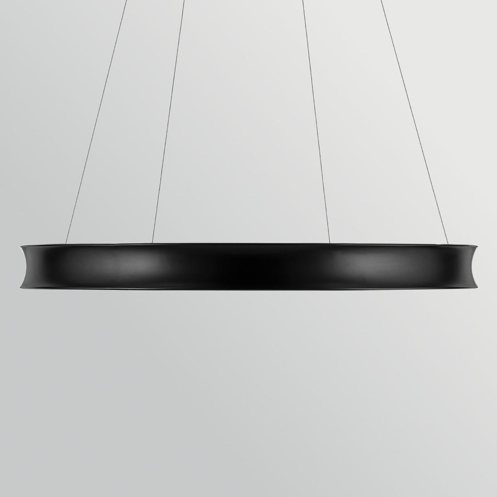 KL-LAROUSSE-LED-L-BKB Larousse - LED Large Pendant Black & Brass