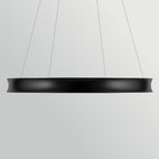 KL-LAROUSSE-LED-L-BKB Larousse - LED Large Pendant Black & Brass