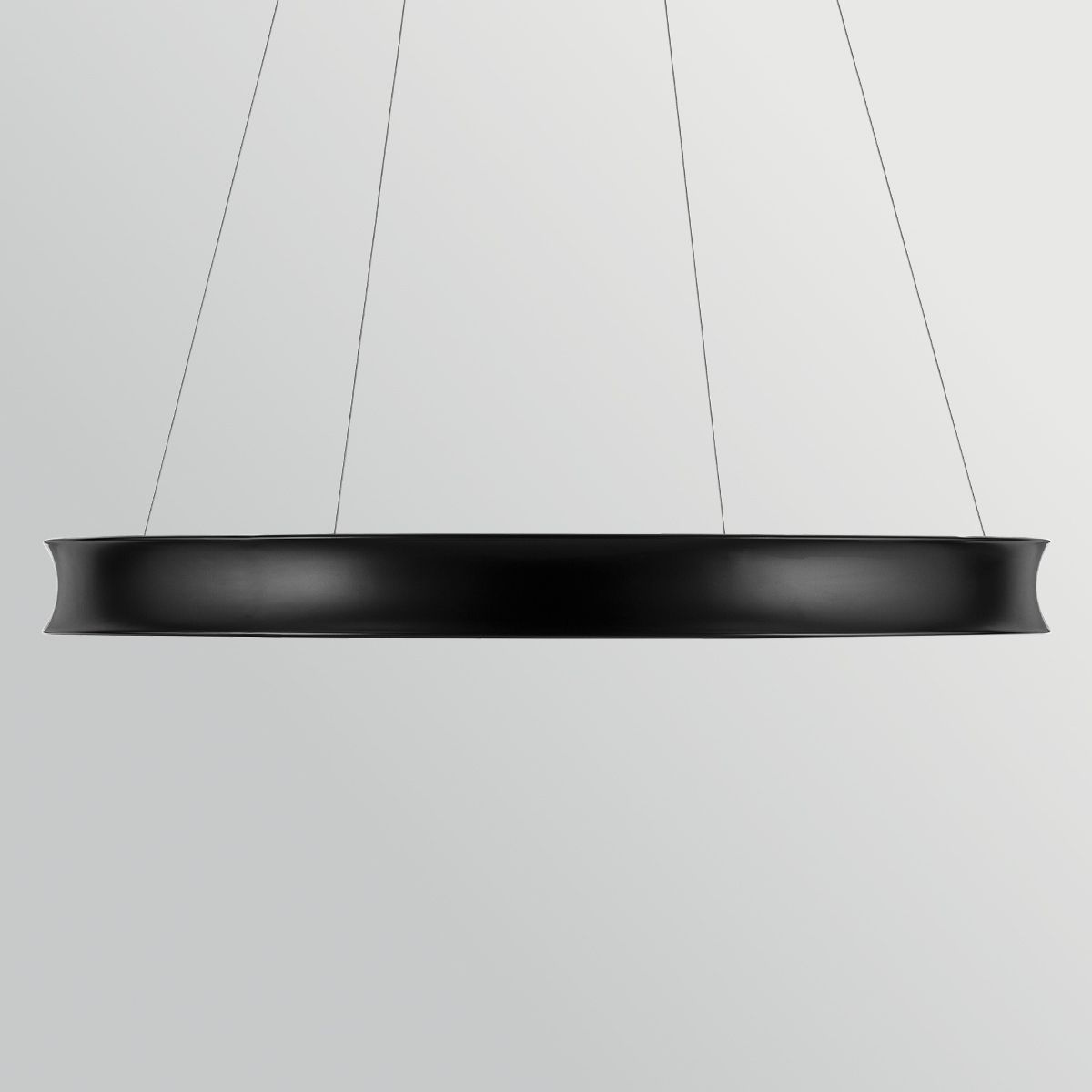 KL-LAROUSSE-LED-L-BKB Larousse - LED Large Pendant Black & Brass