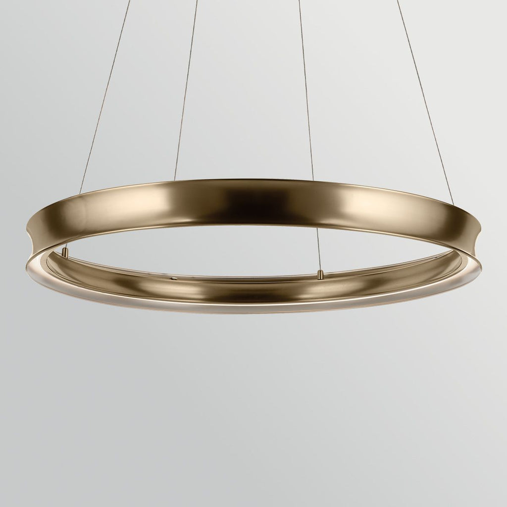 KL-LAROUSSE-LED-L-CPZ Larousse - LED Large Pendant Champagne Bronze