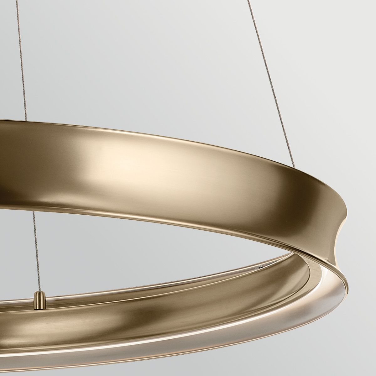 KL-LAROUSSE-LED-L-CPZ Larousse - LED Large Pendant Champagne Bronze