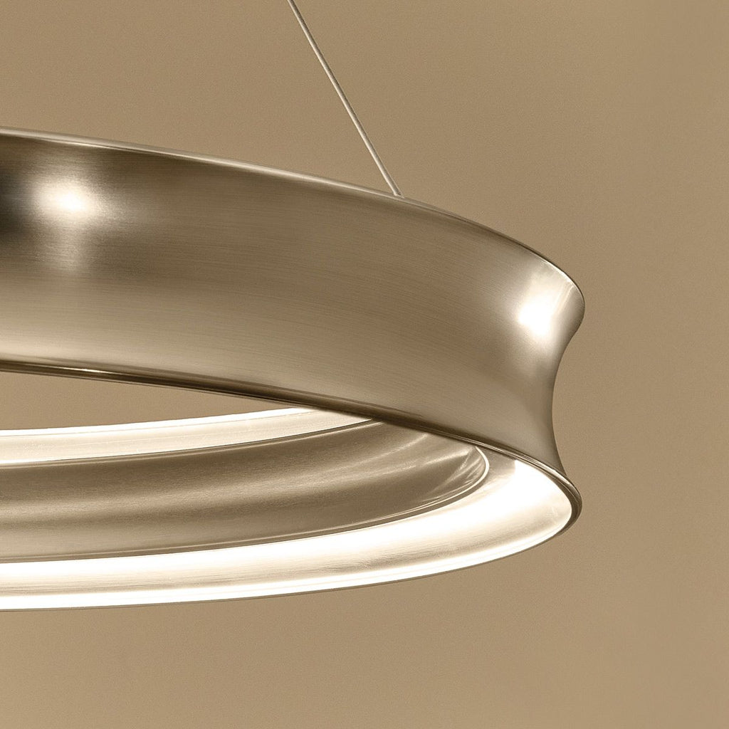 KL-LAROUSSE-LED-L-CPZ Larousse - LED Large Pendant Champagne Bronze
