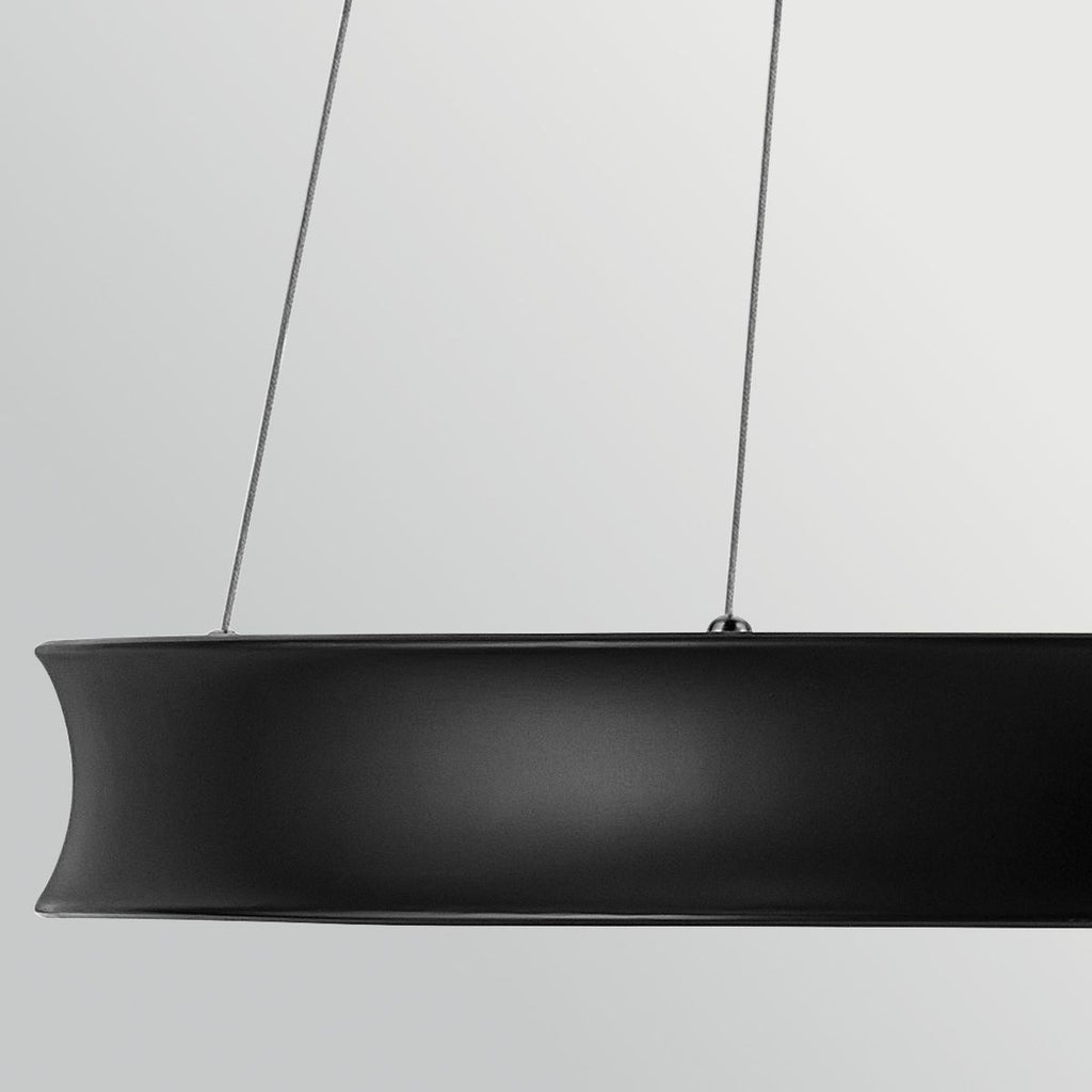 KL-LAROUSSE-LED-M-BKB Larousse - LED Medium Pendant Black & Brass